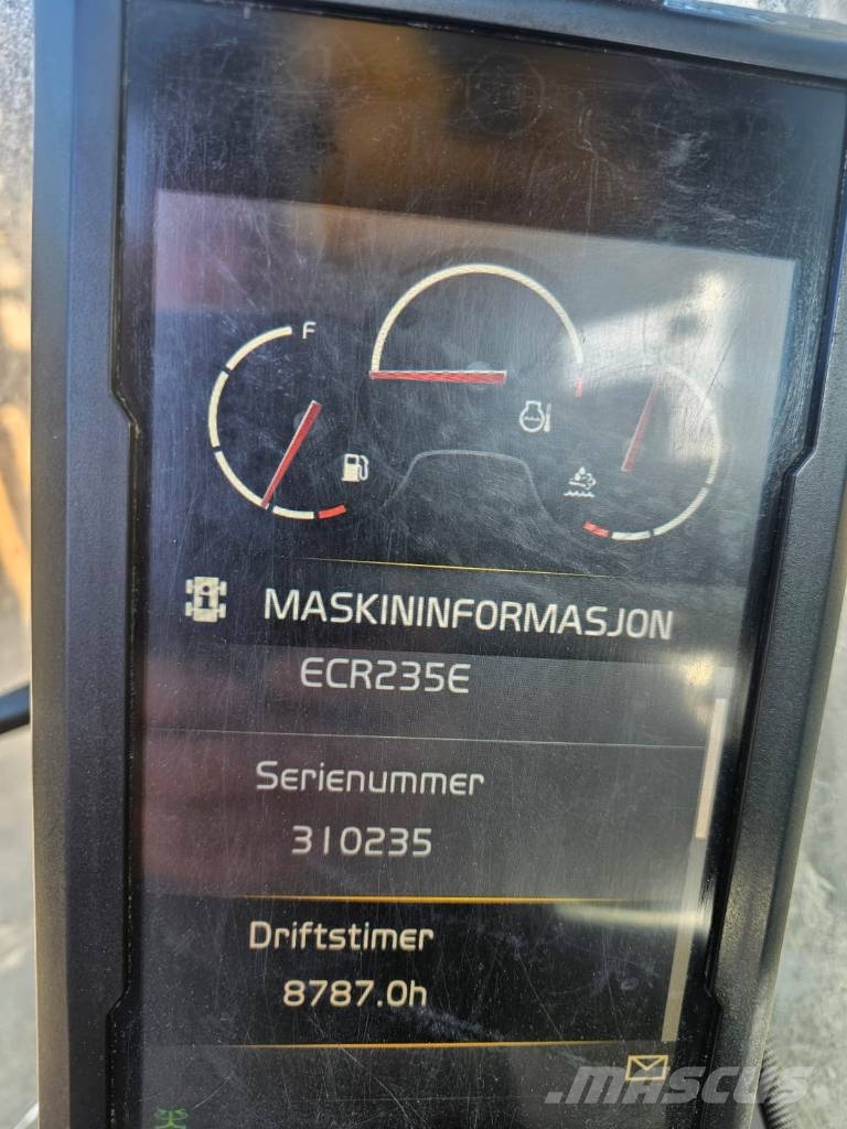 Volvo ECR235EL Bageri guseničari
