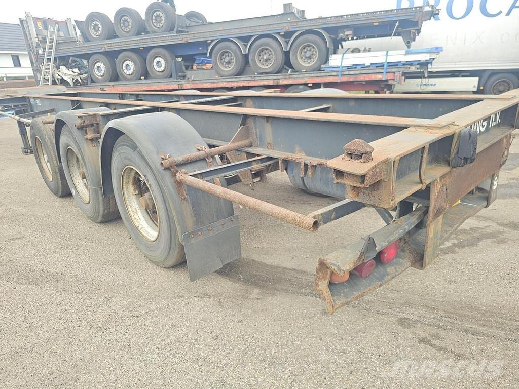 Van Hool 40 FOOT CONTAINER CHASSIS / 20 FOOT/ STEEL SUSPENS Containerchassis