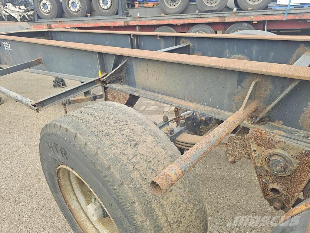 Van Hool 40 FOOT CONTAINER CHASSIS / 20 FOOT/ STEEL SUSPENS Containerchassis