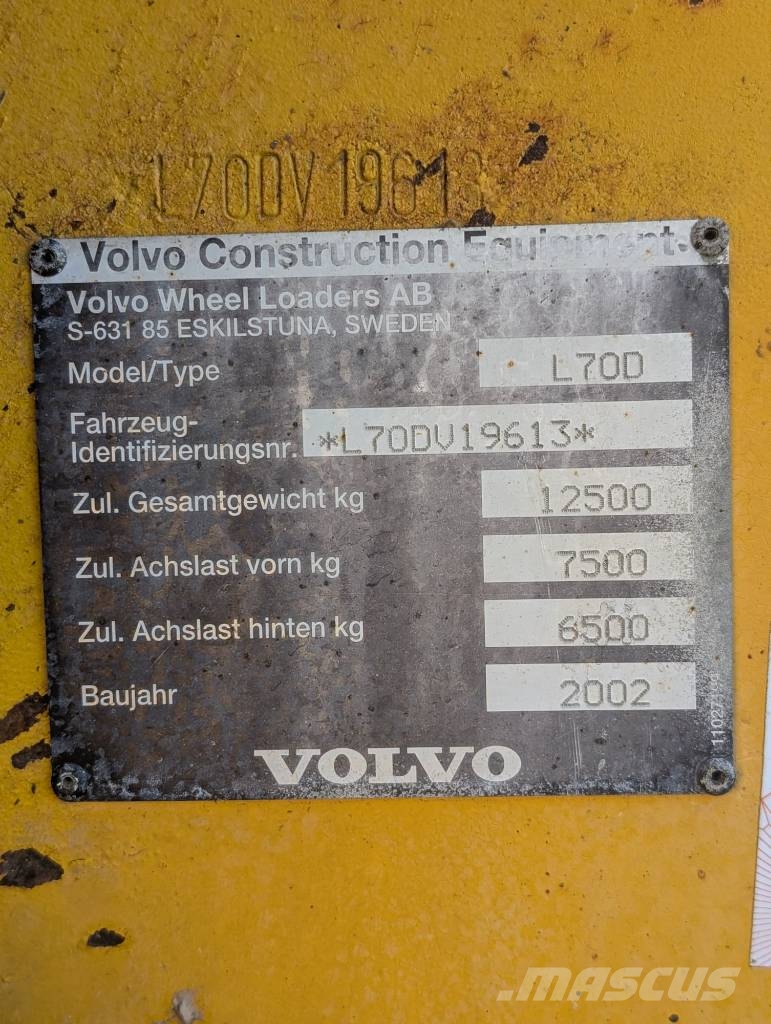 Volvo L 70 D لوادر بعجل
