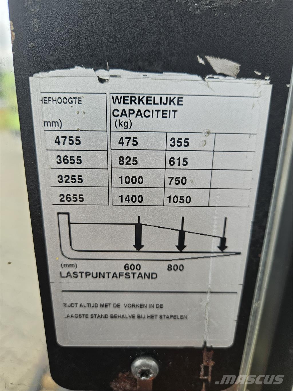 BT SWE 140 Ajettavat pinoamisvaunut