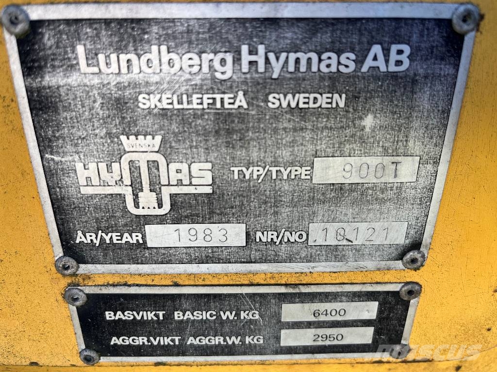 Hymas 900 T Dismantled. Only spare parts Retrocargadoras