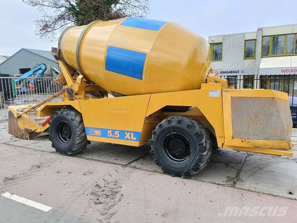 Carmix 5.5 XL beton mixer cement self loading !3 pieces! Betonmischer