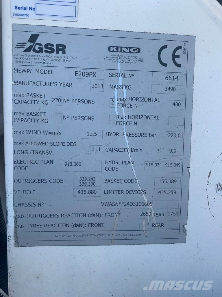 Skyking E209PX Auto korpe