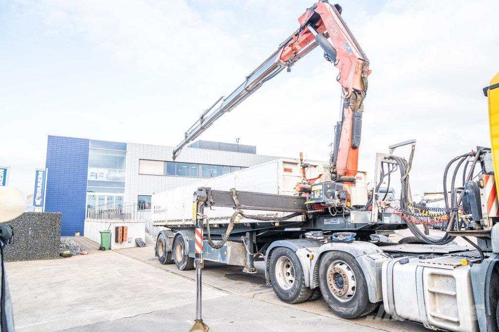  Kwb KIPPER + CRANE/GRUE/KRAN FASSI F245A/5X Andere Auflieger