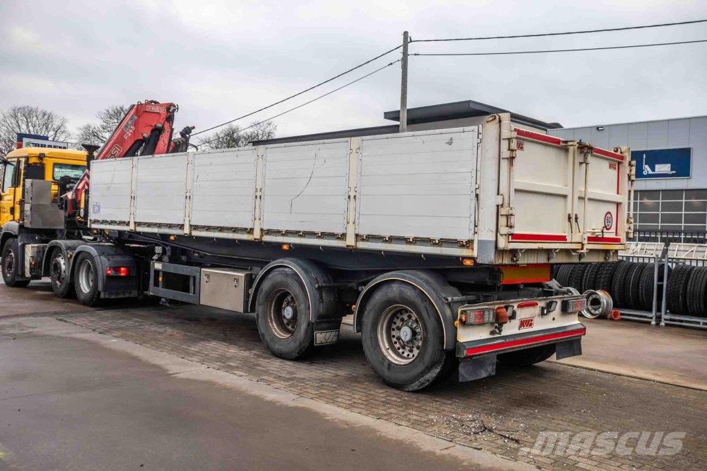  Kwb KIPPER + CRANE/GRUE/KRAN FASSI F245A/5X Andere Auflieger