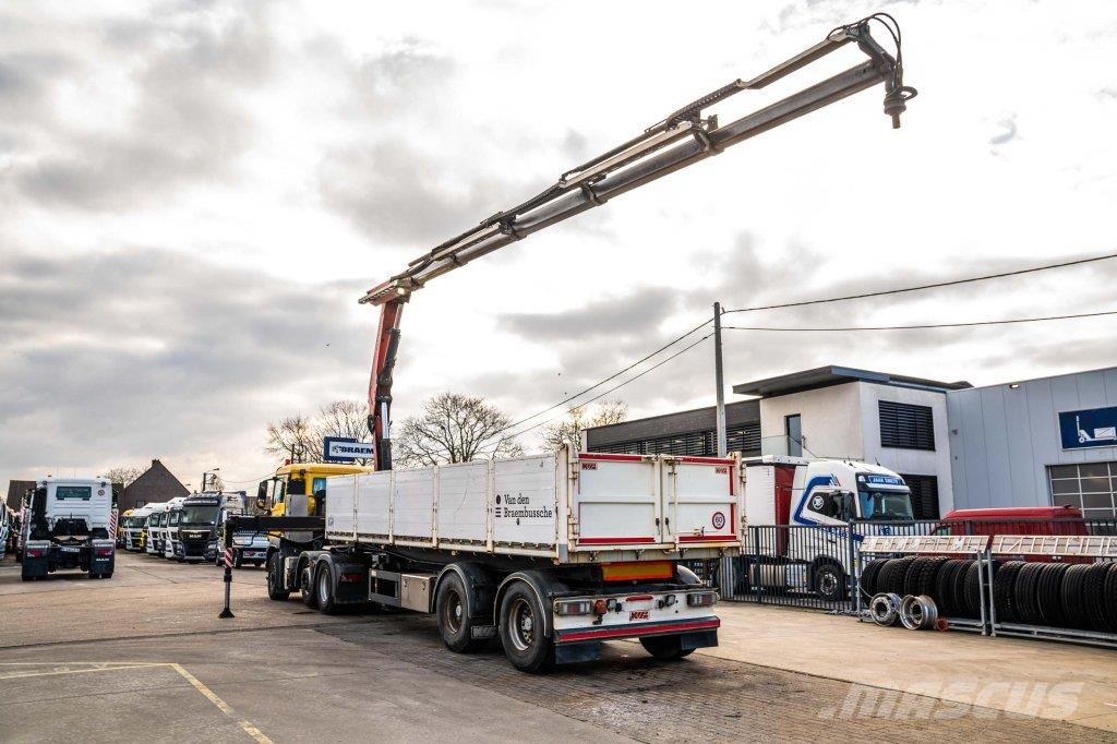 Kwb KIPPER + CRANE/GRUE/KRAN FASSI F245A/5X Andere Auflieger