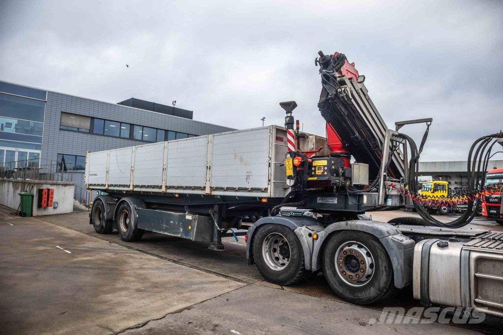  Kwb KIPPER + CRANE/GRUE/KRAN FASSI F245A/5X Andere Auflieger