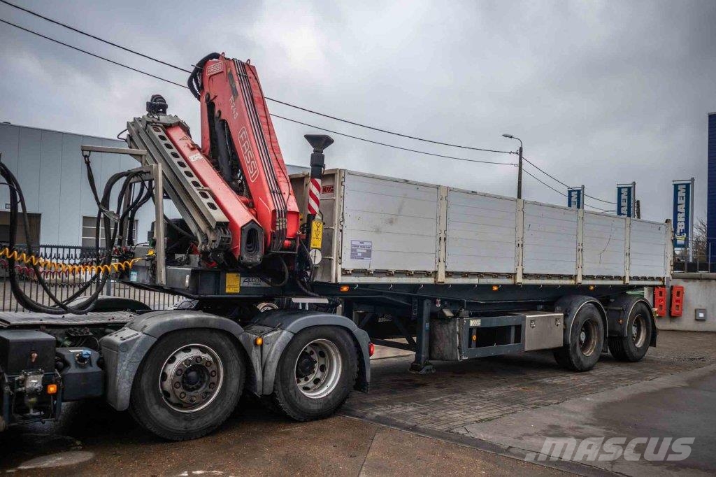  Kwb KIPPER + CRANE/GRUE/KRAN FASSI F245A/5X Andere Auflieger