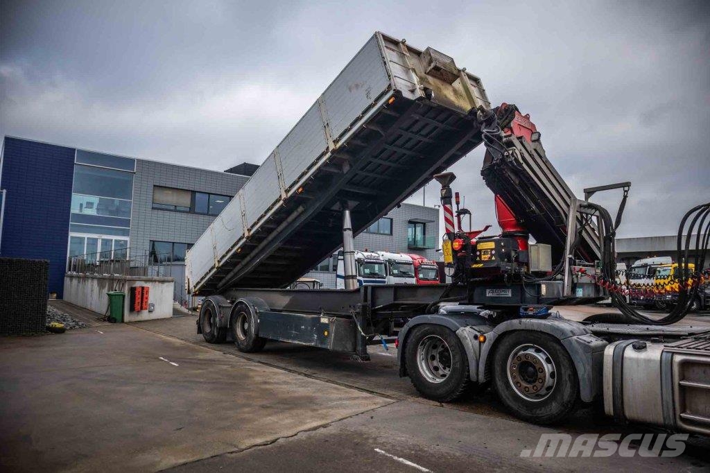  Kwb KIPPER + CRANE/GRUE/KRAN FASSI F245A/5X Andere Auflieger