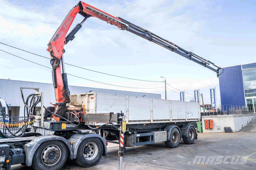  Kwb KIPPER + CRANE/GRUE/KRAN FASSI F245A/5X Andere Auflieger