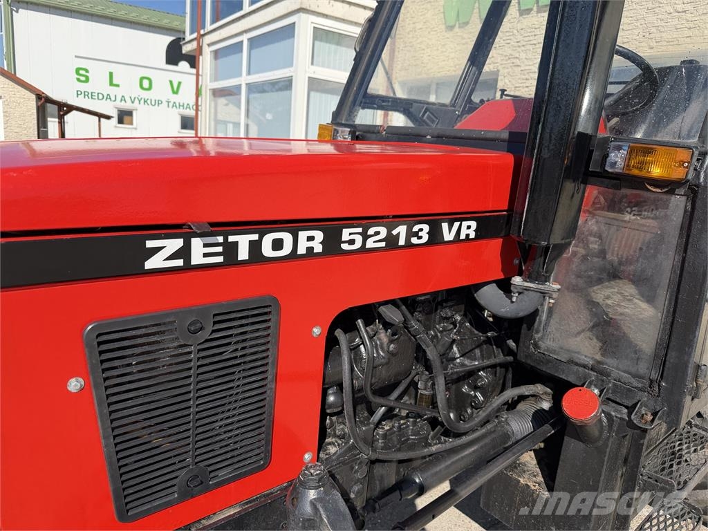 Zetor 5213 VR 4x2 s TP a TEČ hydraulika manual VIN 987 Traktoriai