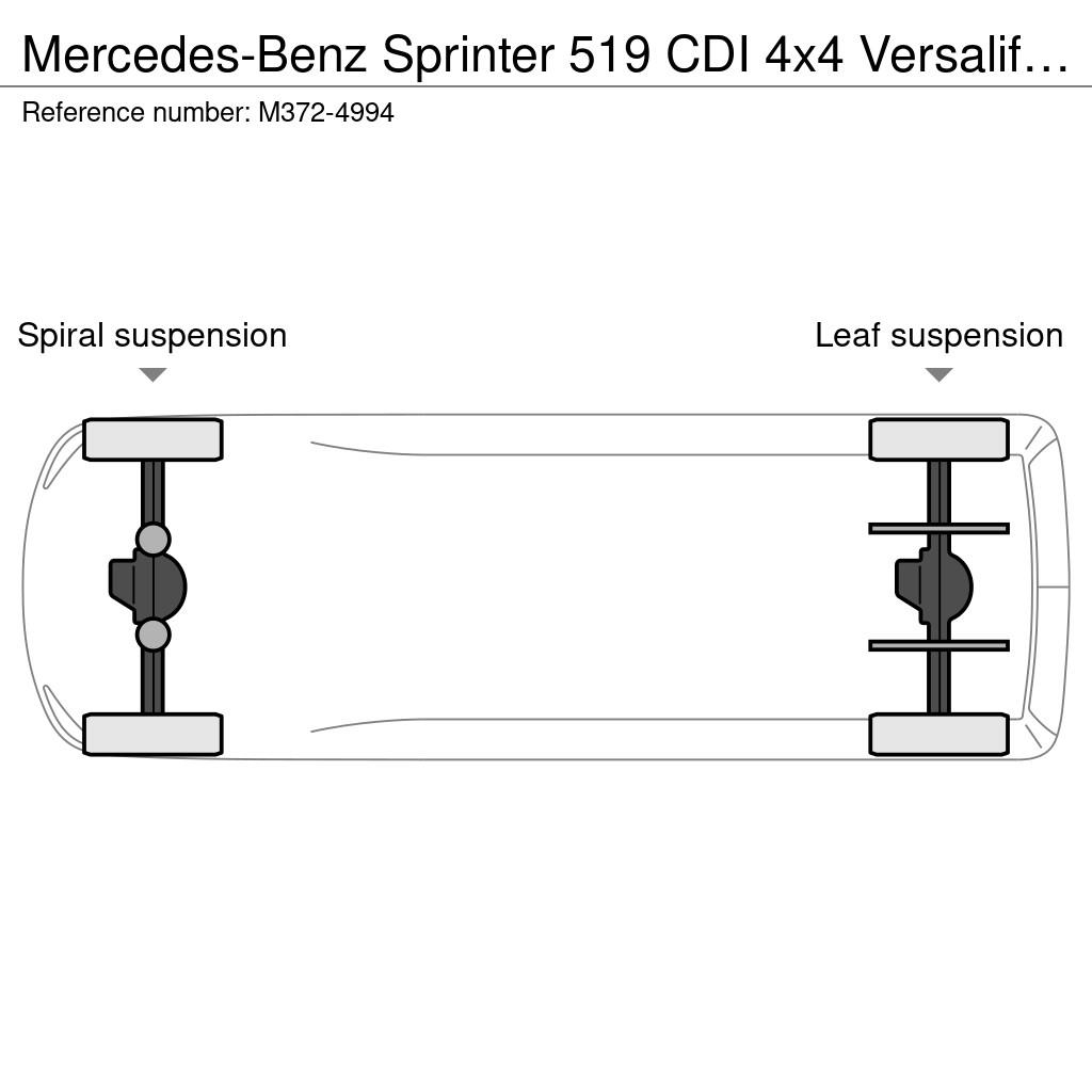 Mercedes-Benz Sprinter 519 CDI 4x4 Versalift ETM-38-145-F المنصات الهوائية المثبتة على شاحنة