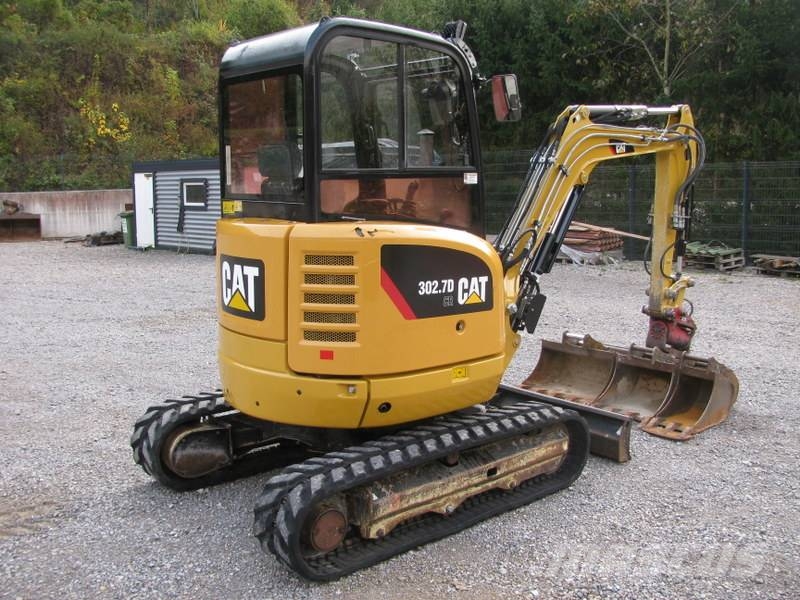 CAT 302.7 D CR POWERTILLT 4 žlice Mini bagri <7t