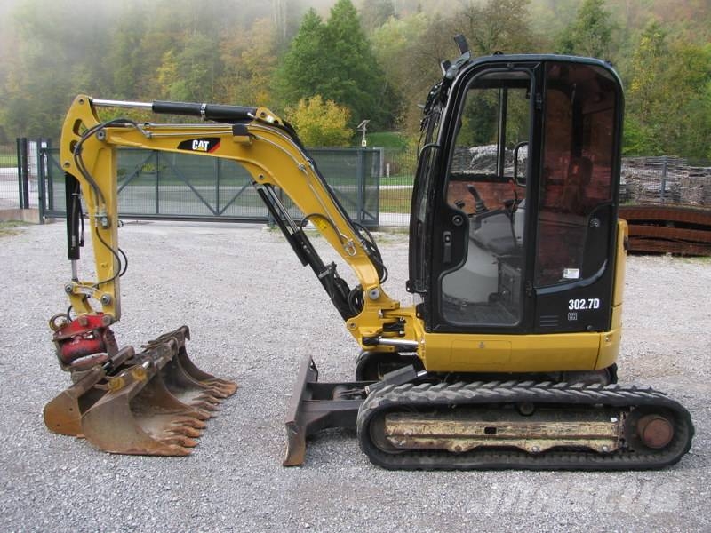 CAT 302.7 D CR POWERTILLT 4 žlice Mini bagri <7t