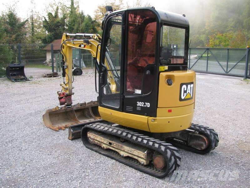 CAT 302.7 D CR POWERTILLT 4 žlice Mini bagri <7t