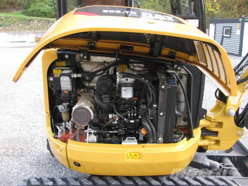 CAT 302.7 D CR POWERTILLT 4 žlice Mini bagri <7t