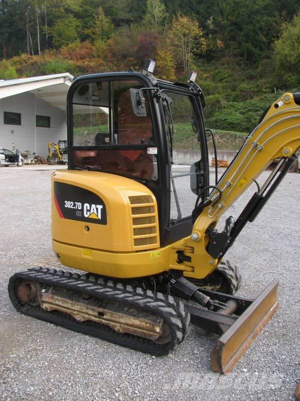CAT 302.7 D CR POWERTILLT 4 žlice Mini bagri <7t