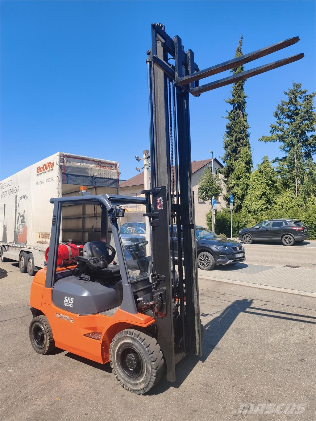 Toyota 42-7 FGF25 شاحنات LPG