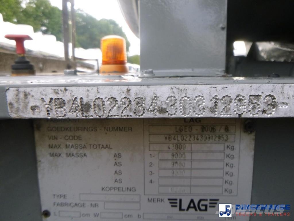 LAG Fuel tank alu 50.3 m3 / 5 comp Tankopleggers