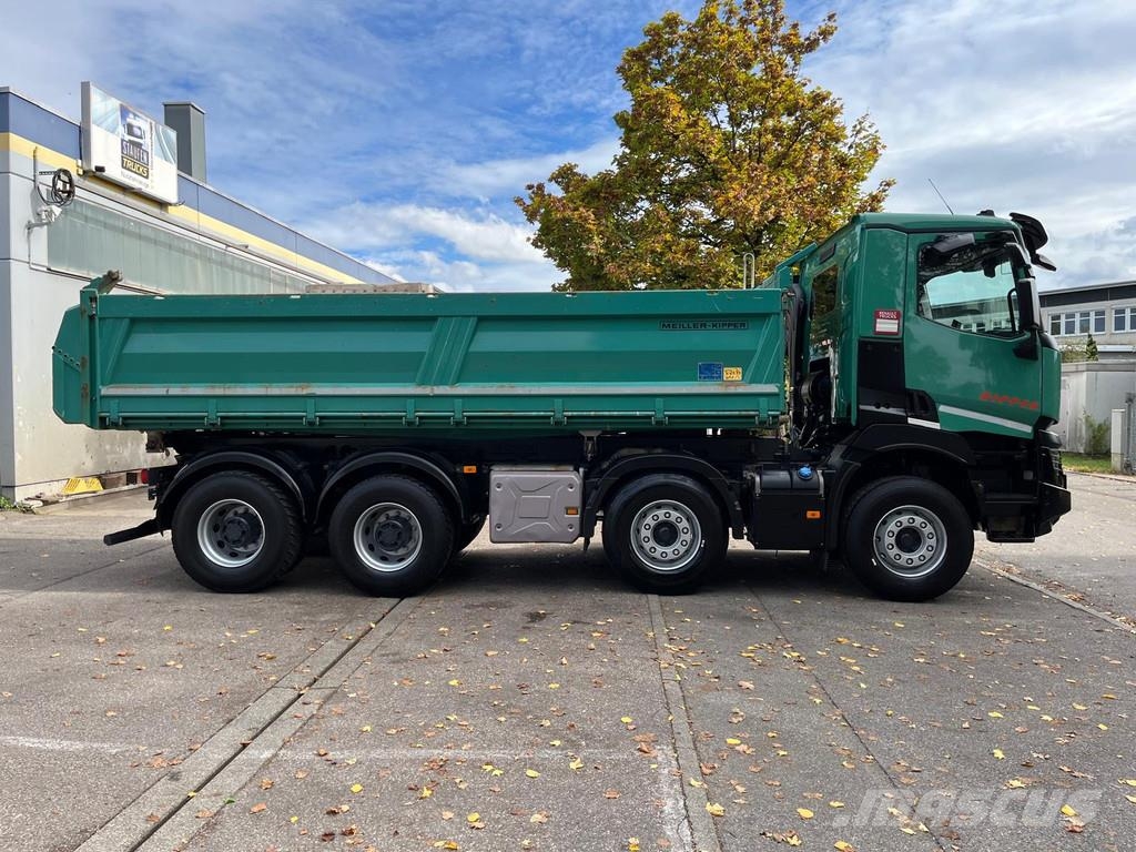 Renault C480 8X4 MEILLER STAHL 3-S.-Kipper Intarder E6D BO Kiper tovornjaki