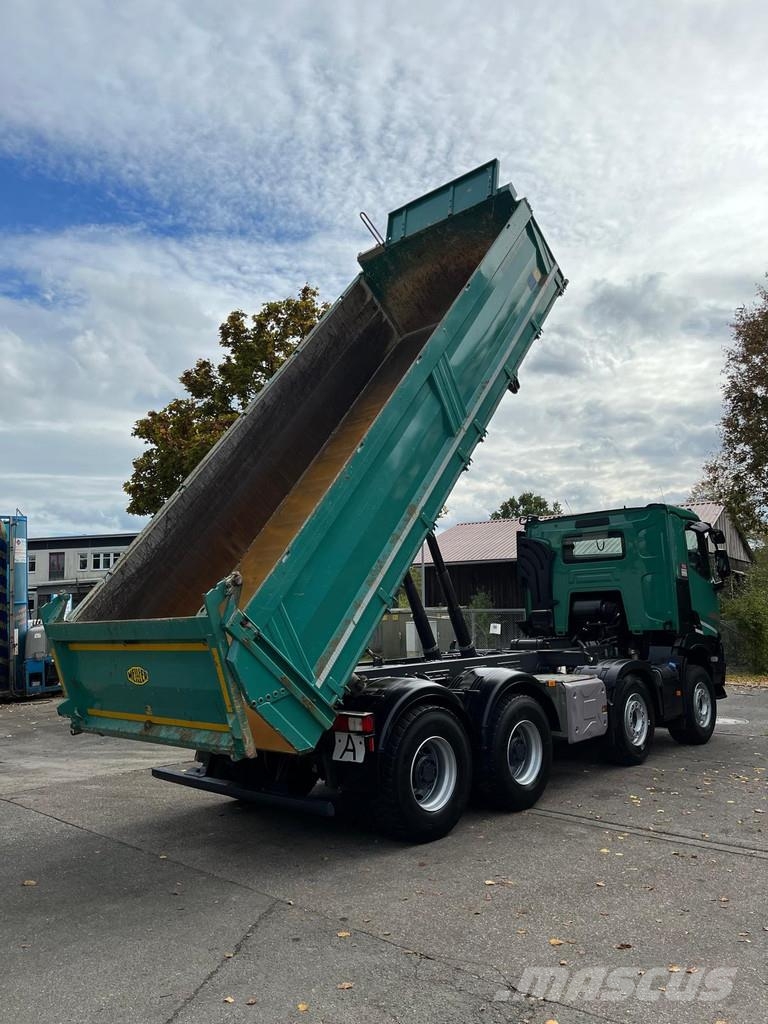 Renault C480 8X4 MEILLER STAHL 3-S.-Kipper Intarder E6D BO Kiper tovornjaki