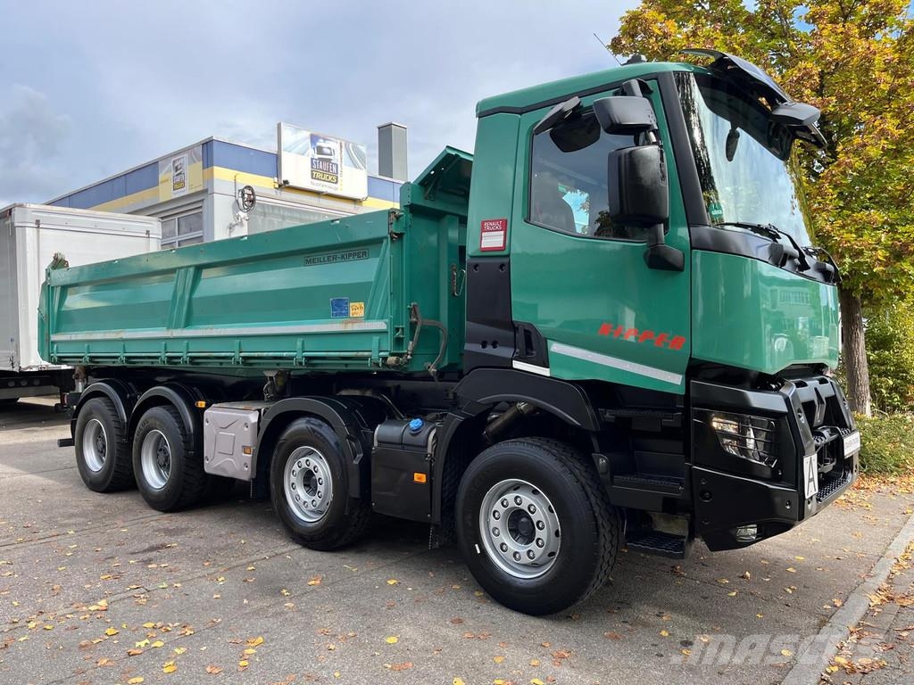 Renault C480 8X4 MEILLER STAHL 3-S.-Kipper Intarder E6D BO Kiper tovornjaki