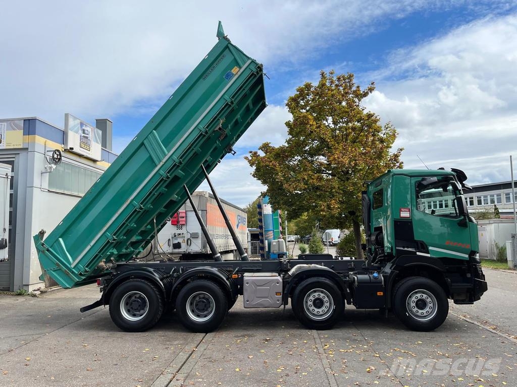 Renault C480 8X4 MEILLER STAHL 3-S.-Kipper Intarder E6D BO Kiper tovornjaki
