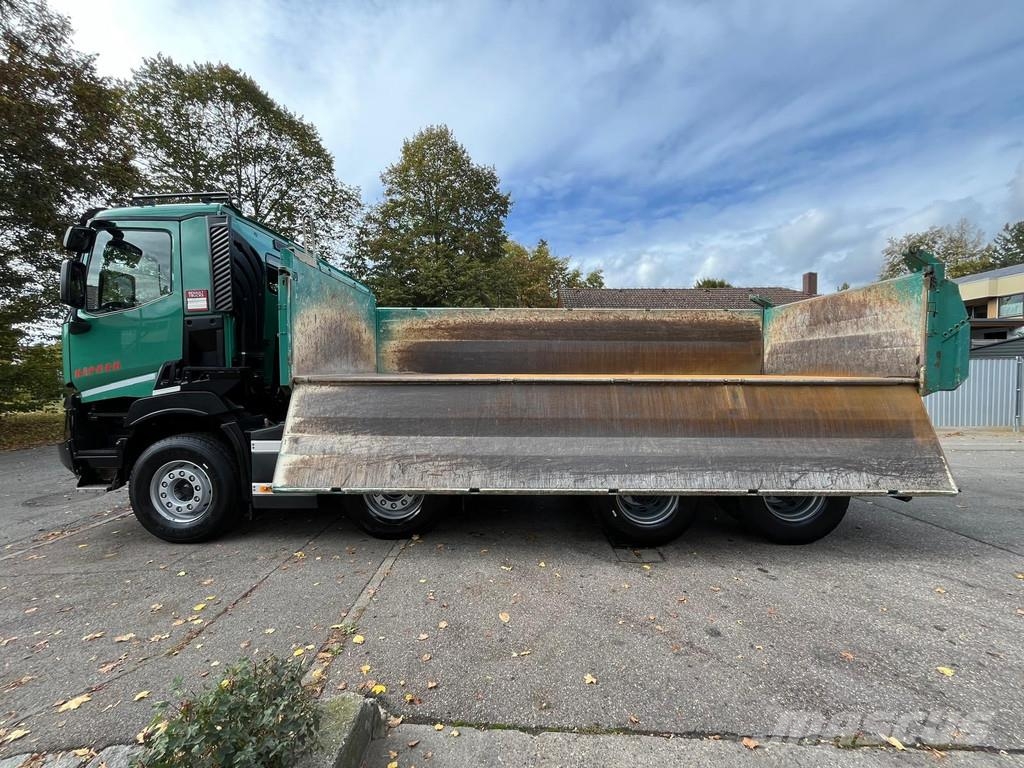 Renault C480 8X4 MEILLER STAHL 3-S.-Kipper Intarder E6D BO Kiper tovornjaki