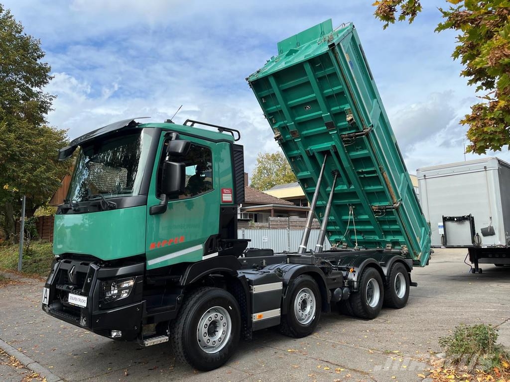 Renault C480 8X4 MEILLER STAHL 3-S.-Kipper Intarder E6D BO Kiper tovornjaki
