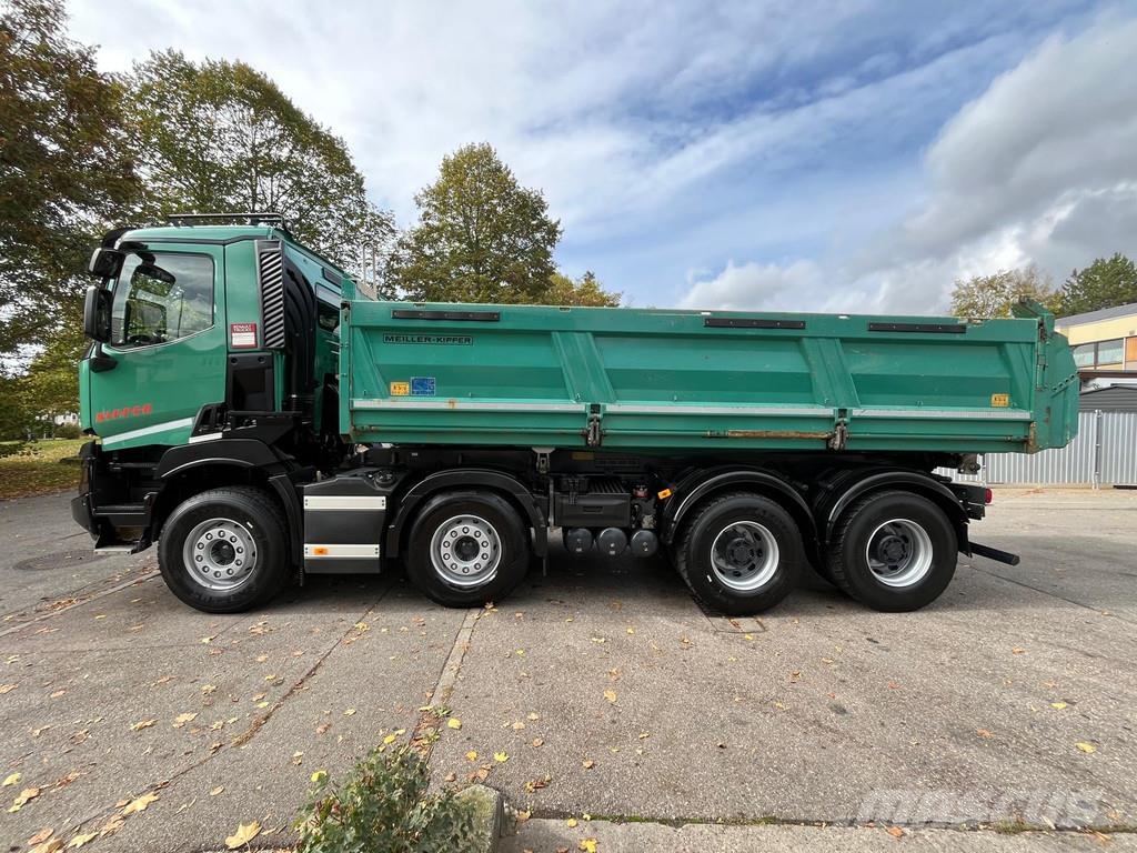 Renault C480 8X4 MEILLER STAHL 3-S.-Kipper Intarder E6D BO Kiper tovornjaki