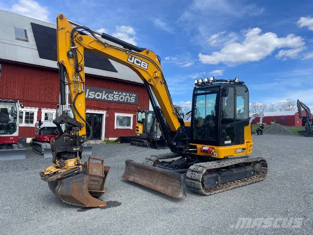 JCB 86 C-2 Engcon EC209 EC-Oil Värmare Midi bageri 7t – 12t