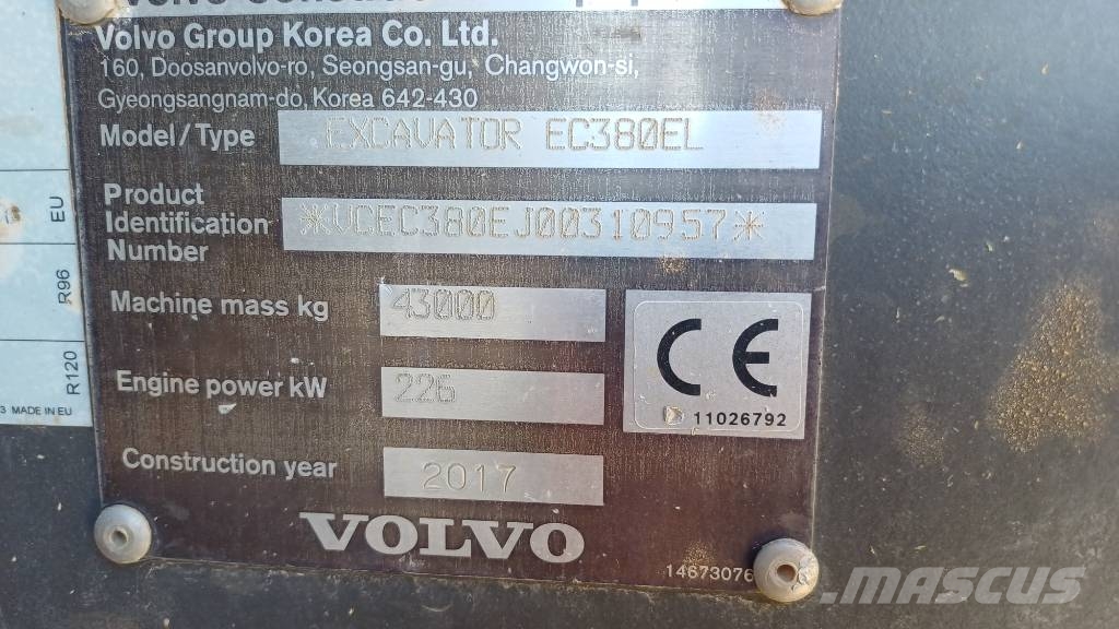 Volvo EC 380 EL Excavatoare pe șenile