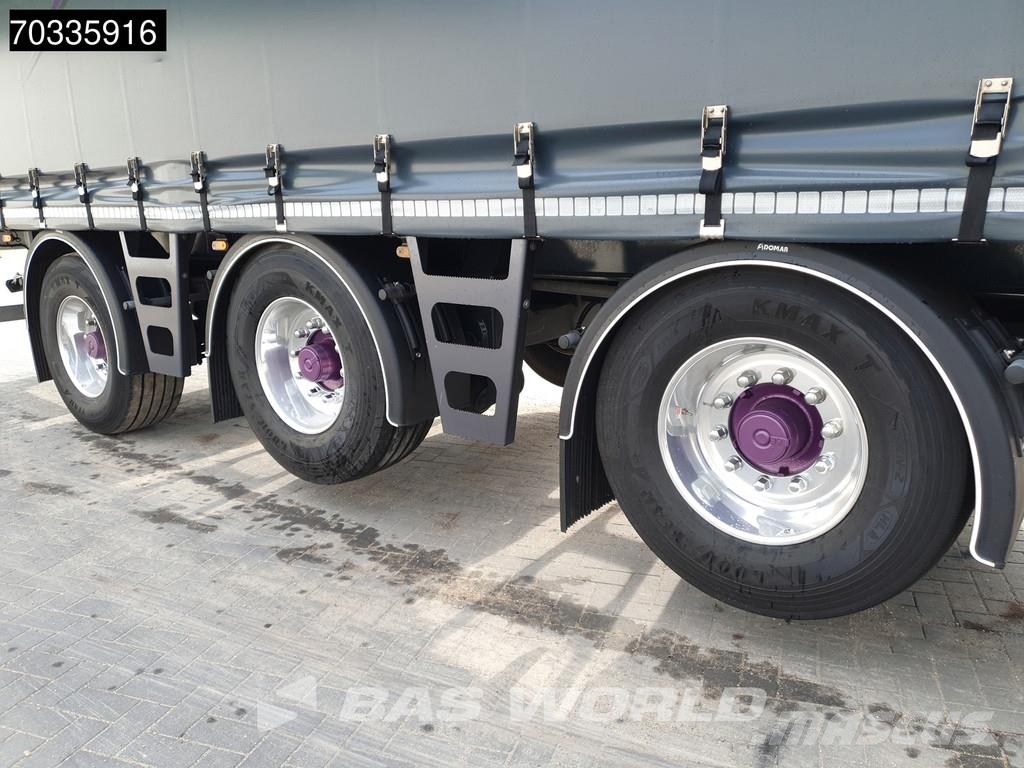 Pacton TRD345 ET3 3 axles 2xLift + 2xSteering Axle Hardwo Poluprikolice sa ciradom