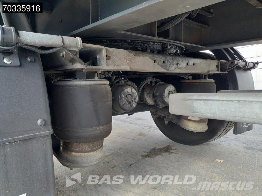 Pacton TRD345 ET3 3 axles 2xLift + 2xSteering Axle Hardwo Curtain sider semi-trailers