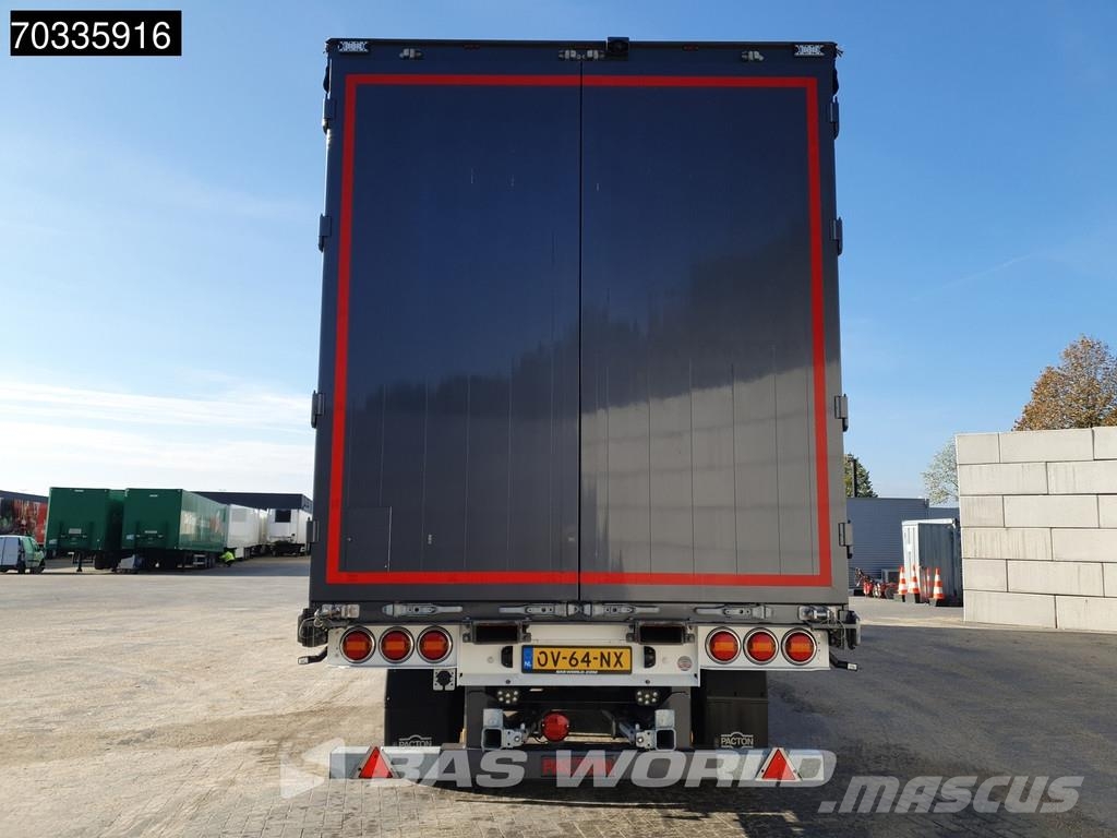 Pacton TRD345 ET3 3 axles 2xLift + 2xSteering Axle Hardwo Plachtové návesy
