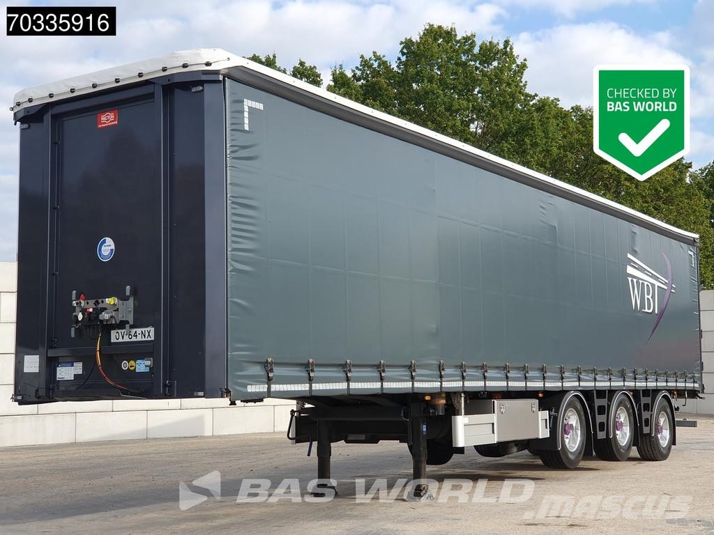 Pacton TRD345 ET3 3 axles 2x Lift + 2x Steering Axle Semirimorchi tautliner