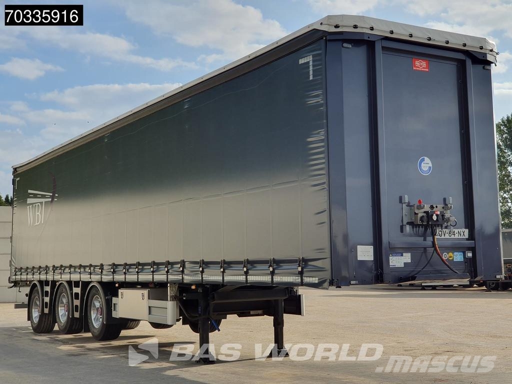 Pacton TRD345 ET3 3 axles 2x Lift + 2x Steering Axle Semirimorchi tautliner