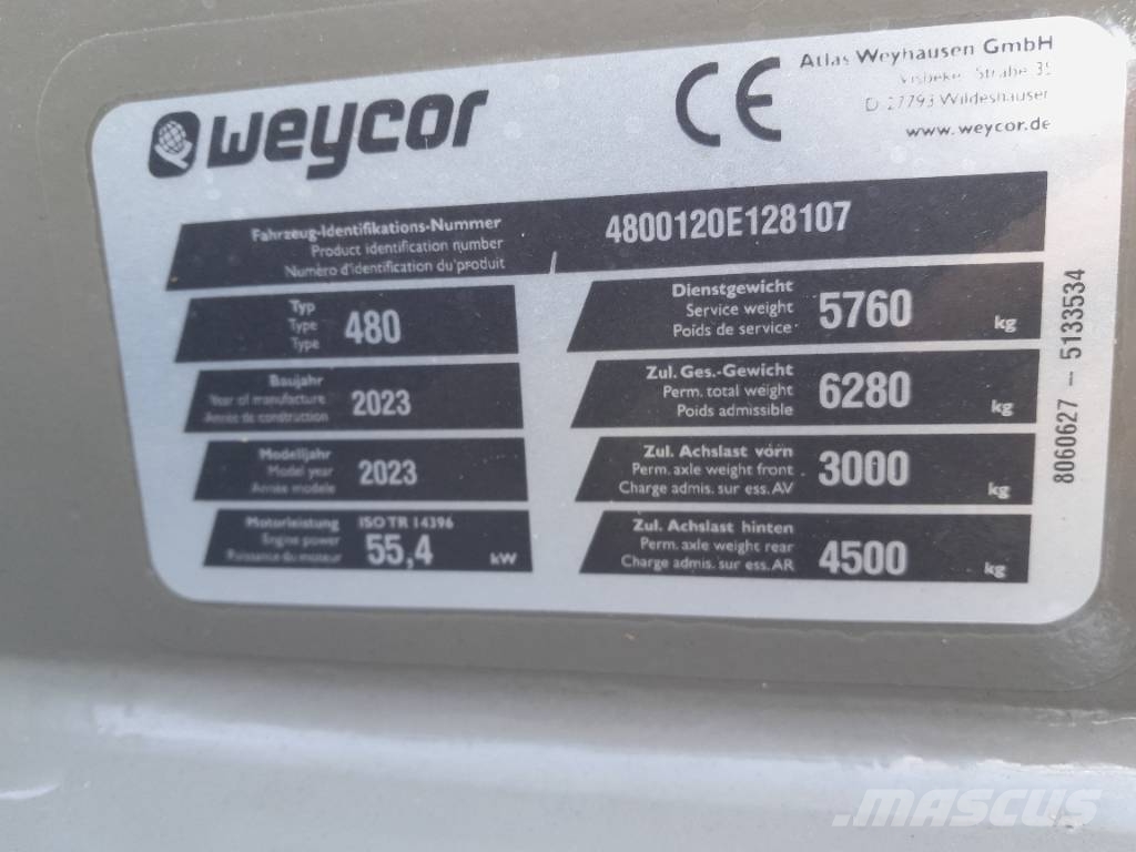 Weycor AR 480 Cargadoras sobre ruedas