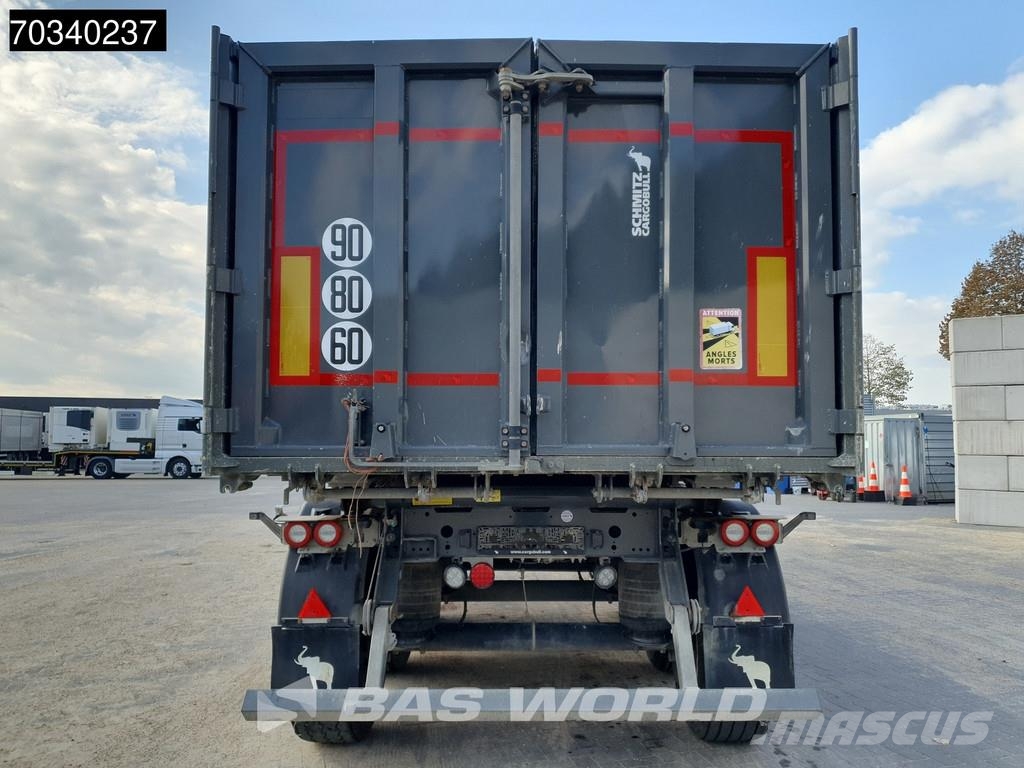 Schmitz Cargobull SCB*S3D 3 axles ALU Lift Axle 33m3 Polprikolice prekucniki - kiper