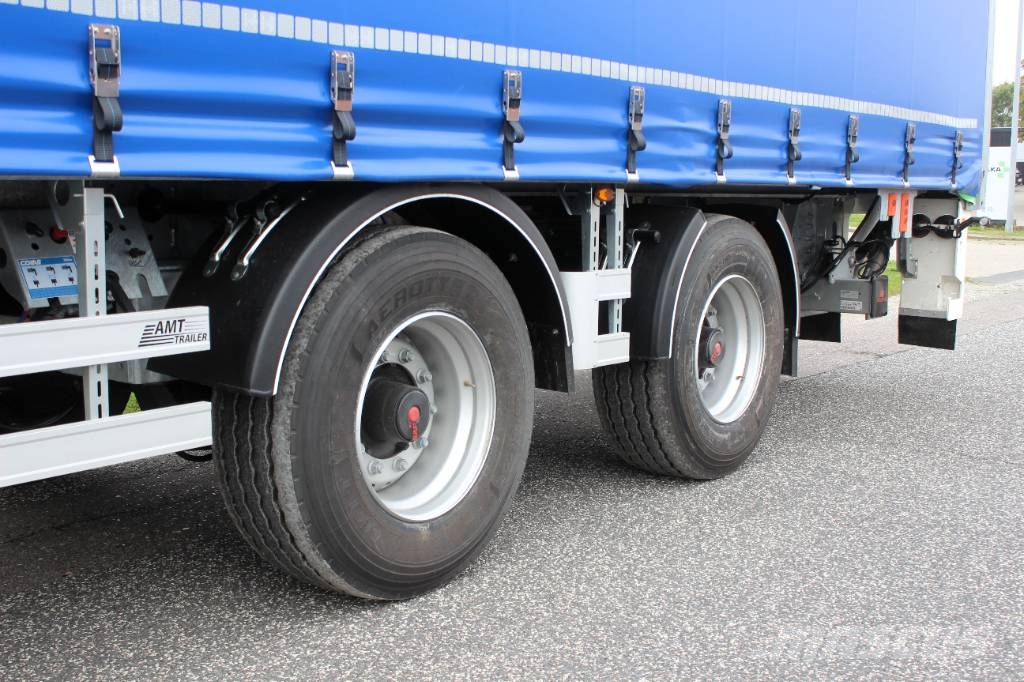 AMT CI200 2 akslet city-gardintrailer med lift Curtain sider semi-trailers