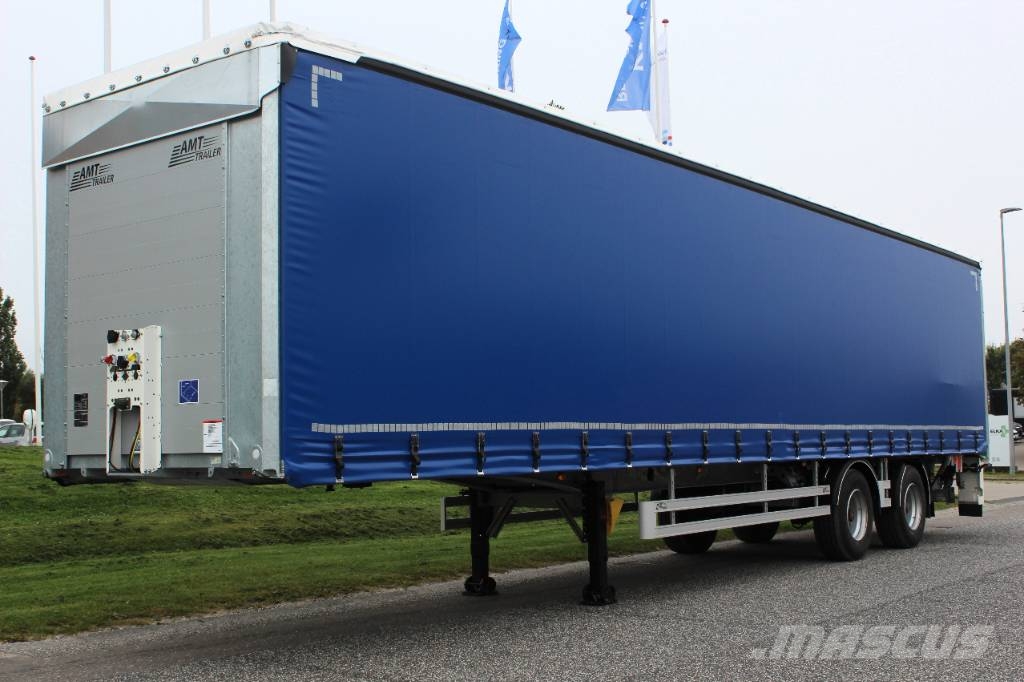 AMT CI200 2 akslet city-gardintrailer med lift Curtain sider semi-trailers