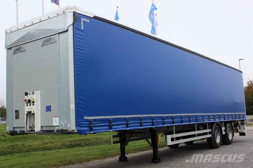 AMT CI200 2 akslet city-gardintrailer med lift Curtain sider semi-trailers