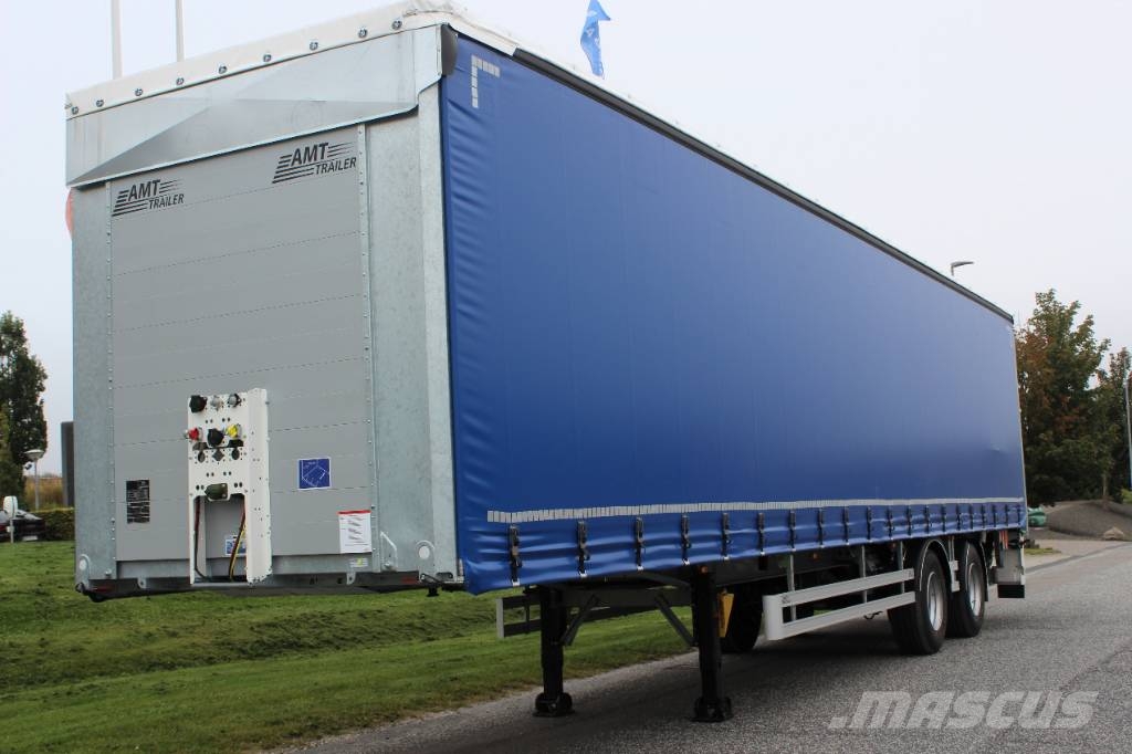 AMT CI200 2 akslet city-gardintrailer med lift Curtain sider semi-trailers