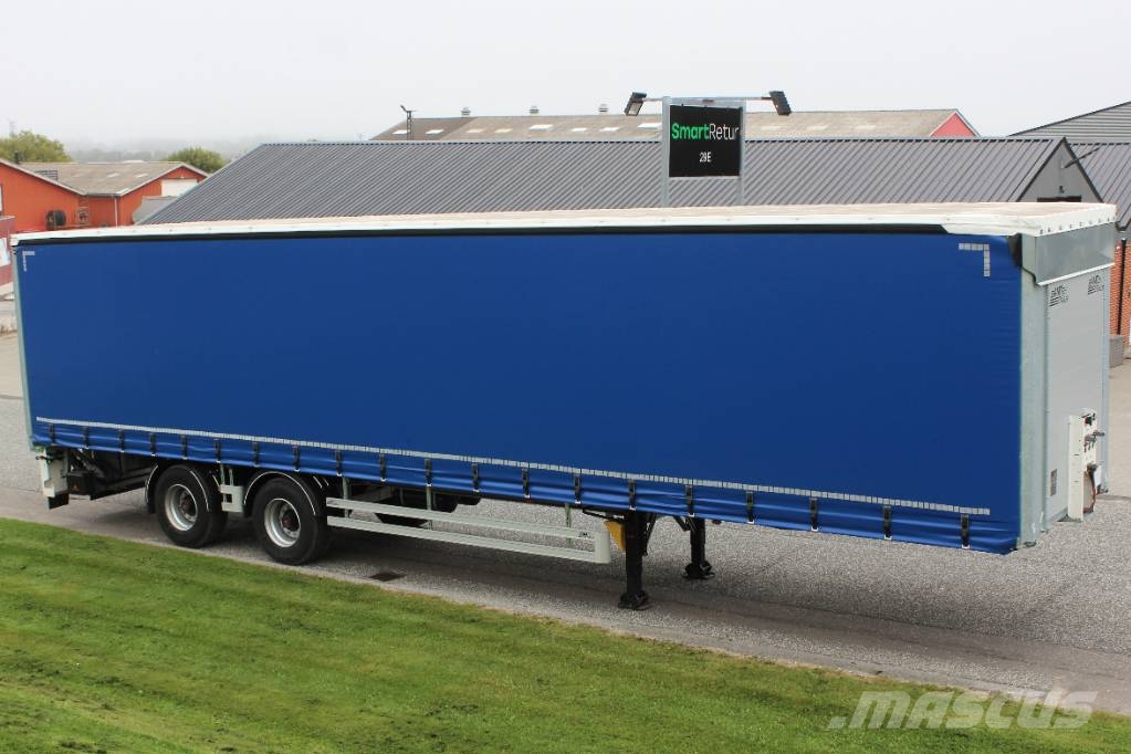 AMT CI200 2 akslet city-gardintrailer med lift Curtain sider semi-trailers