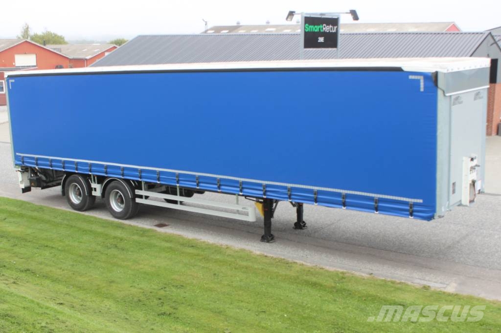 AMT CI200 2 akslet city-gardintrailer med lift Curtain sider semi-trailers