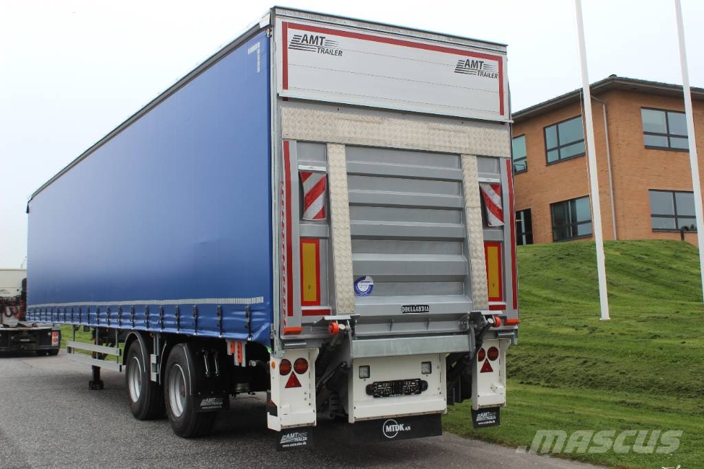 AMT CI200 2 akslet city-gardintrailer med lift Curtain sider semi-trailers