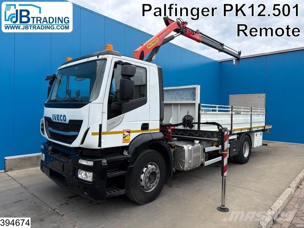 Iveco Stralis 310 EURO 6, Palfinger, Remote, Dhollandia Camion con sponde ribaltabili