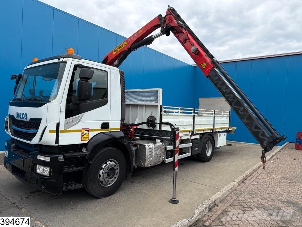 Iveco Stralis 310 EURO 6, Palfinger, Remote, Dhollandia Camion con sponde ribaltabili