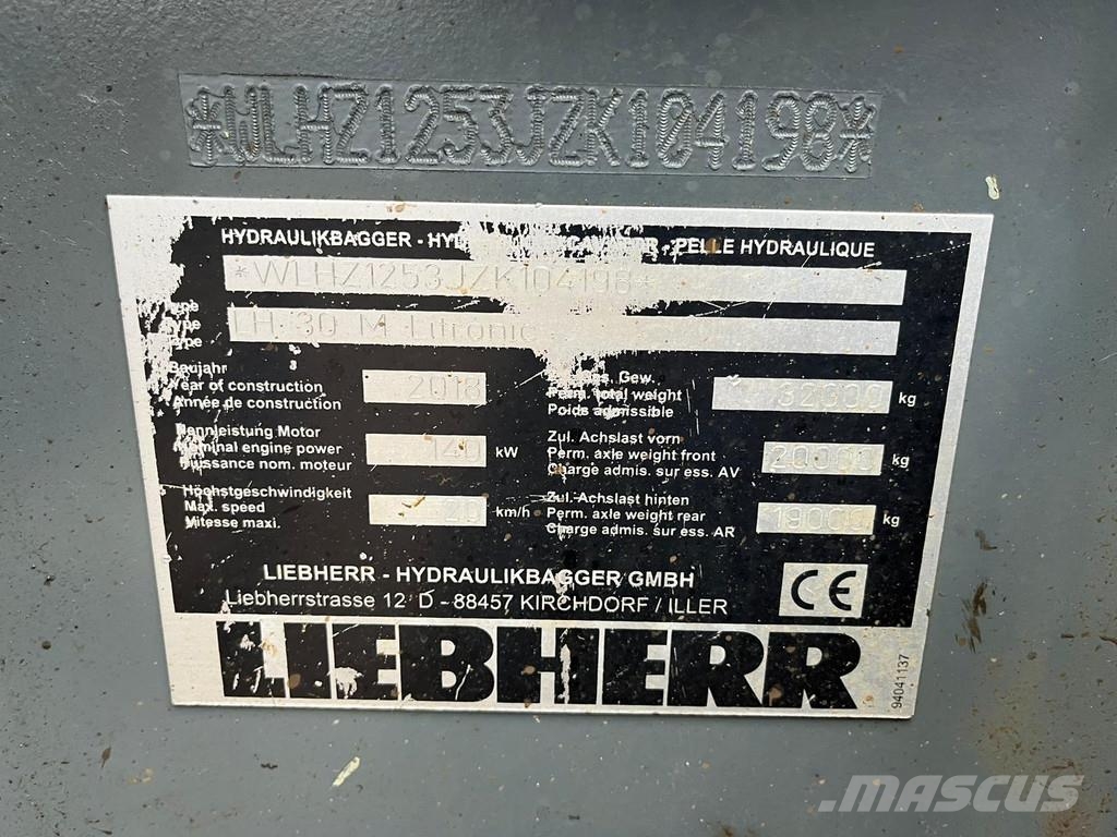Liebherr LH30 M - Material Handler 工业挖掘机